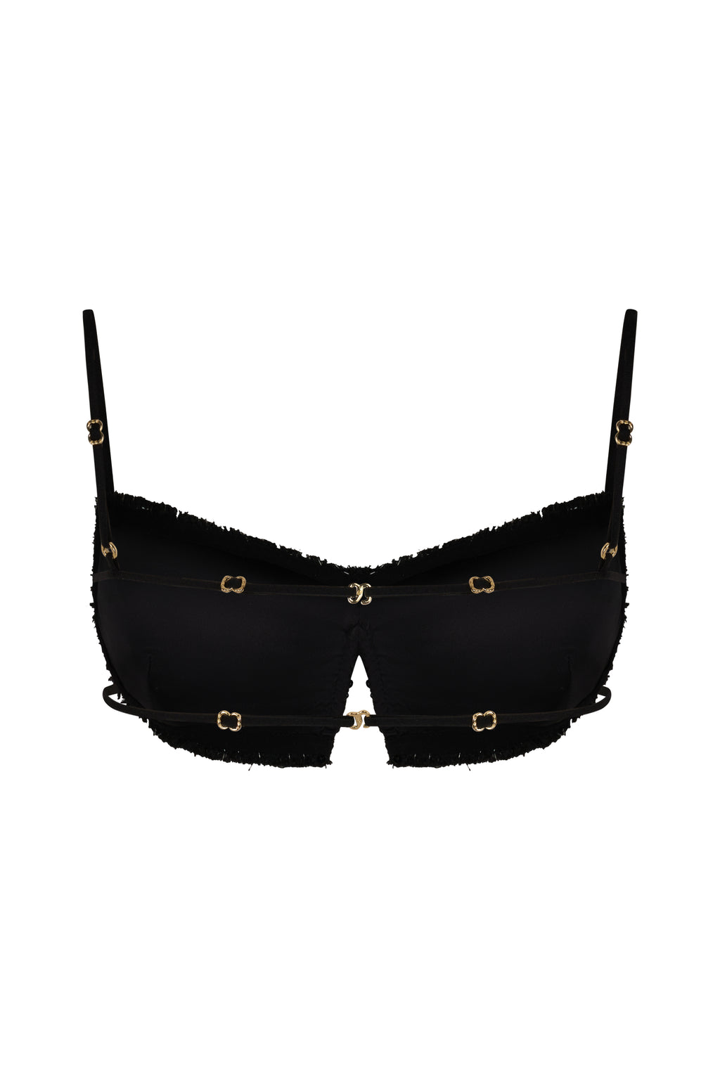 ASAP Tweed Top Black