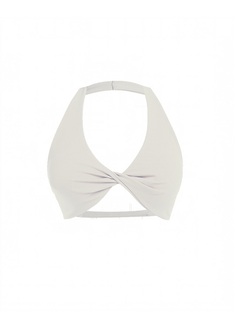 Second Skin Studio Crop Top Ivory