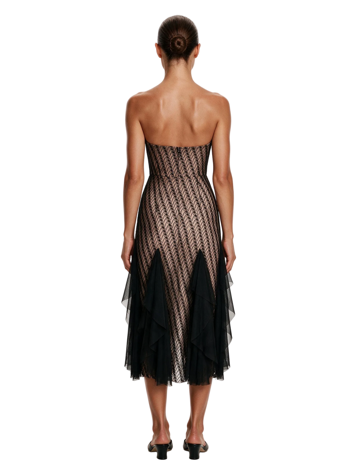 Alizee Strapless Dress Black