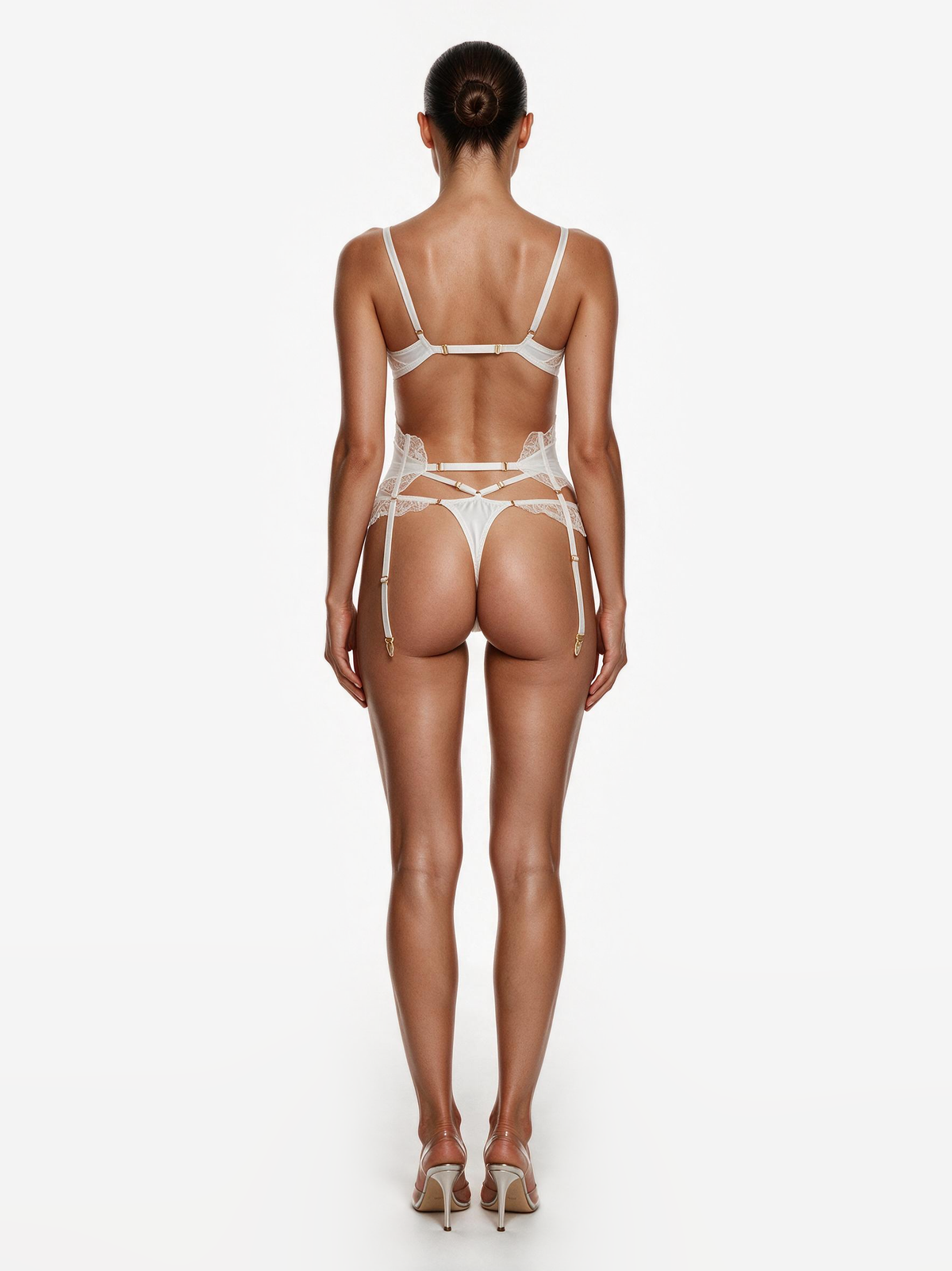 Dua Suspender White